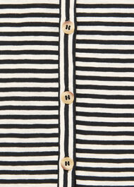 Jilly Stripe Button Top