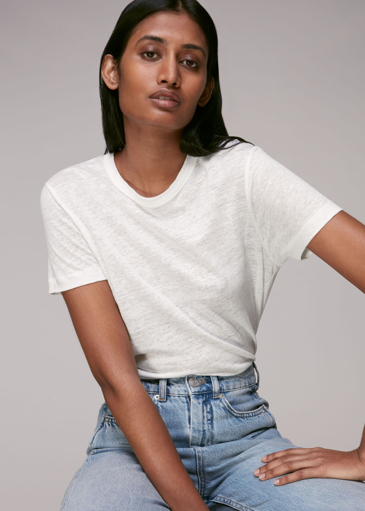 Ultimate Linen T-Shirt White