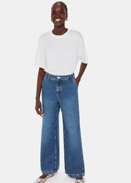 Wide Leg High Waist Jean