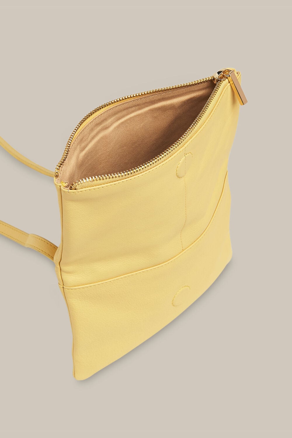 Issy Mini Foldover Bag Lemon