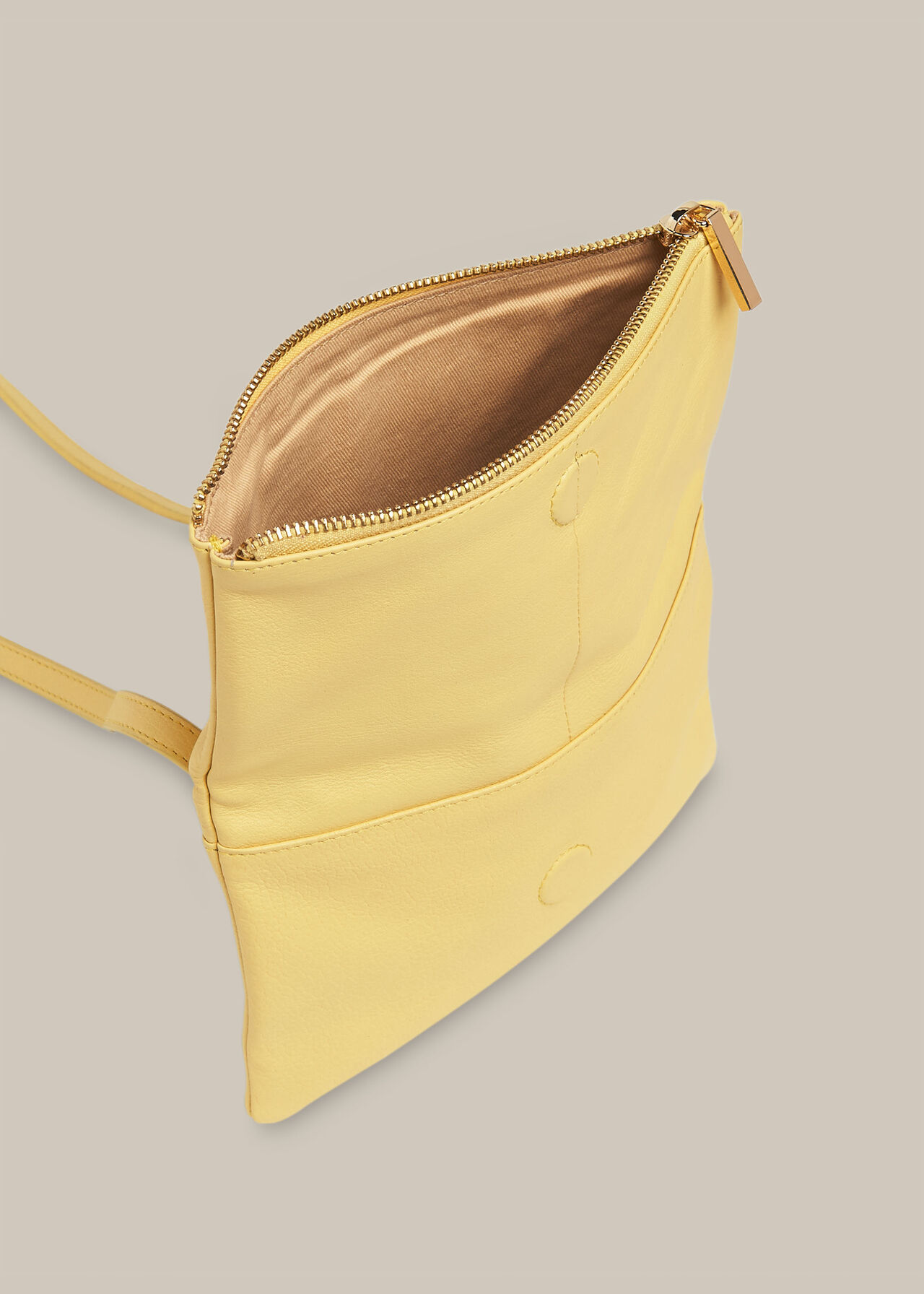 Issy Mini Foldover Bag Lemon
