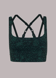Animal Square Neck Sports Bra