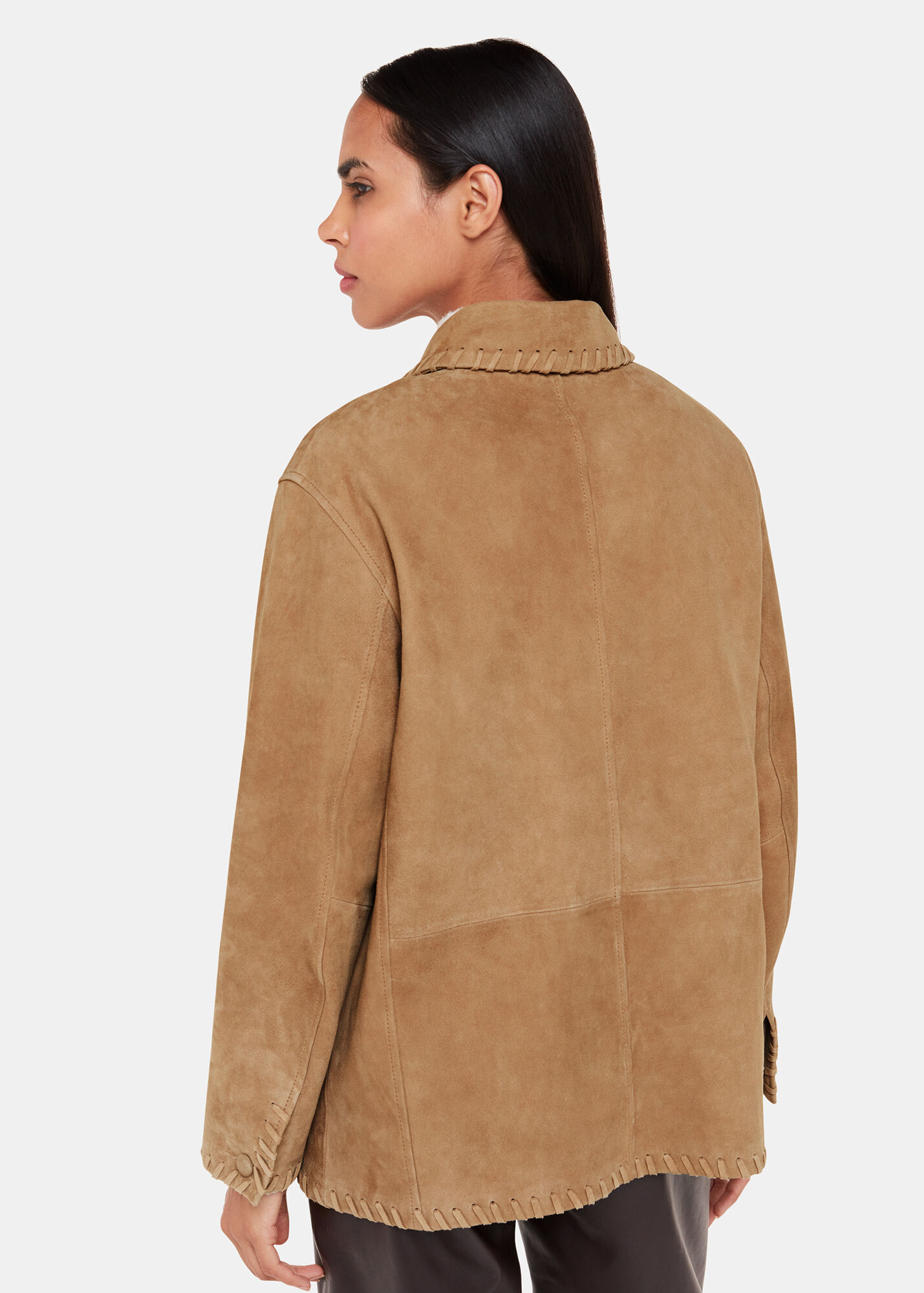 Whistles turner suede sale jacket