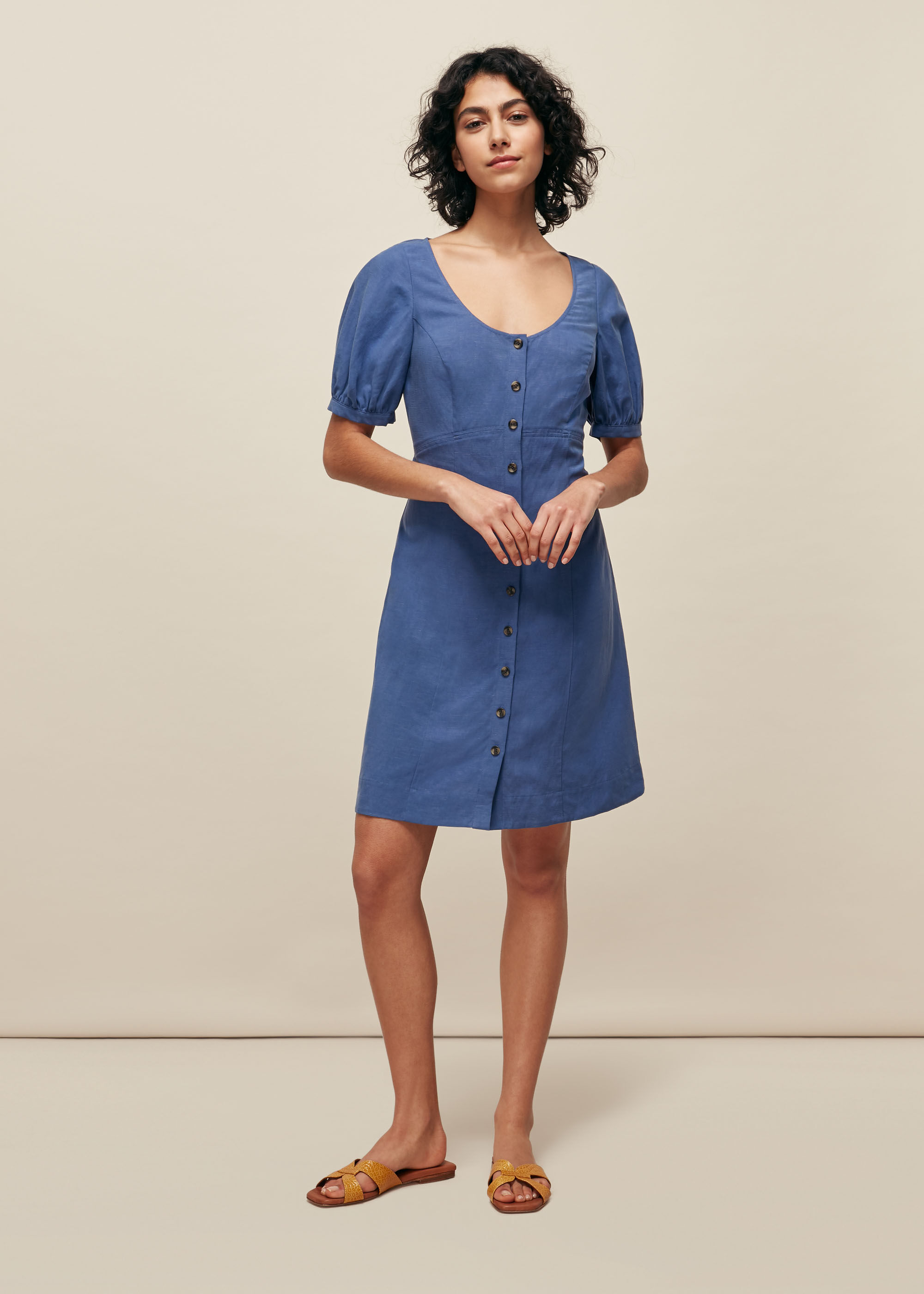 whistles linen dress