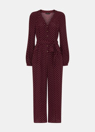 Lottie Spot Print Jumpsuit