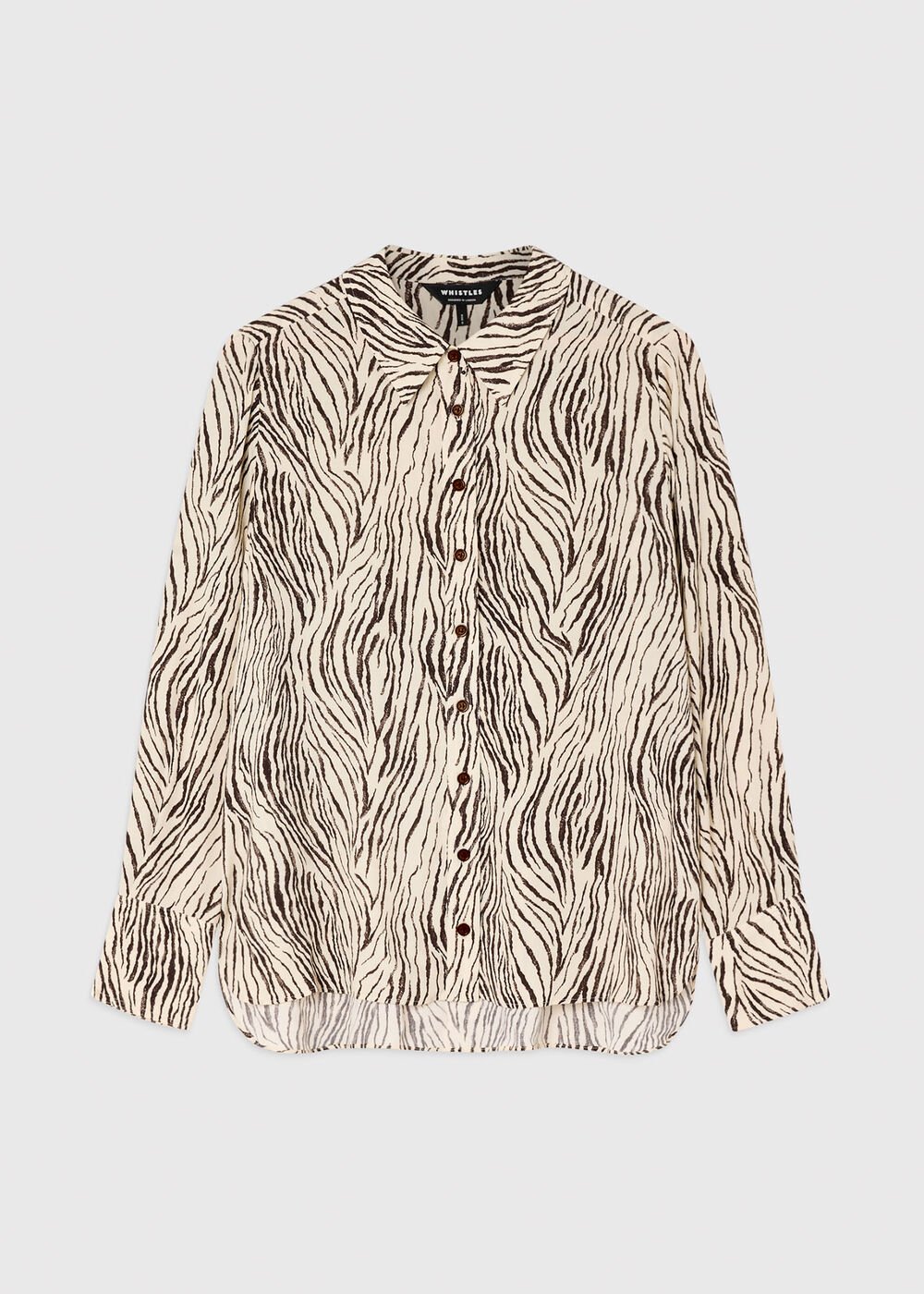 Zebra Button Through Shirt