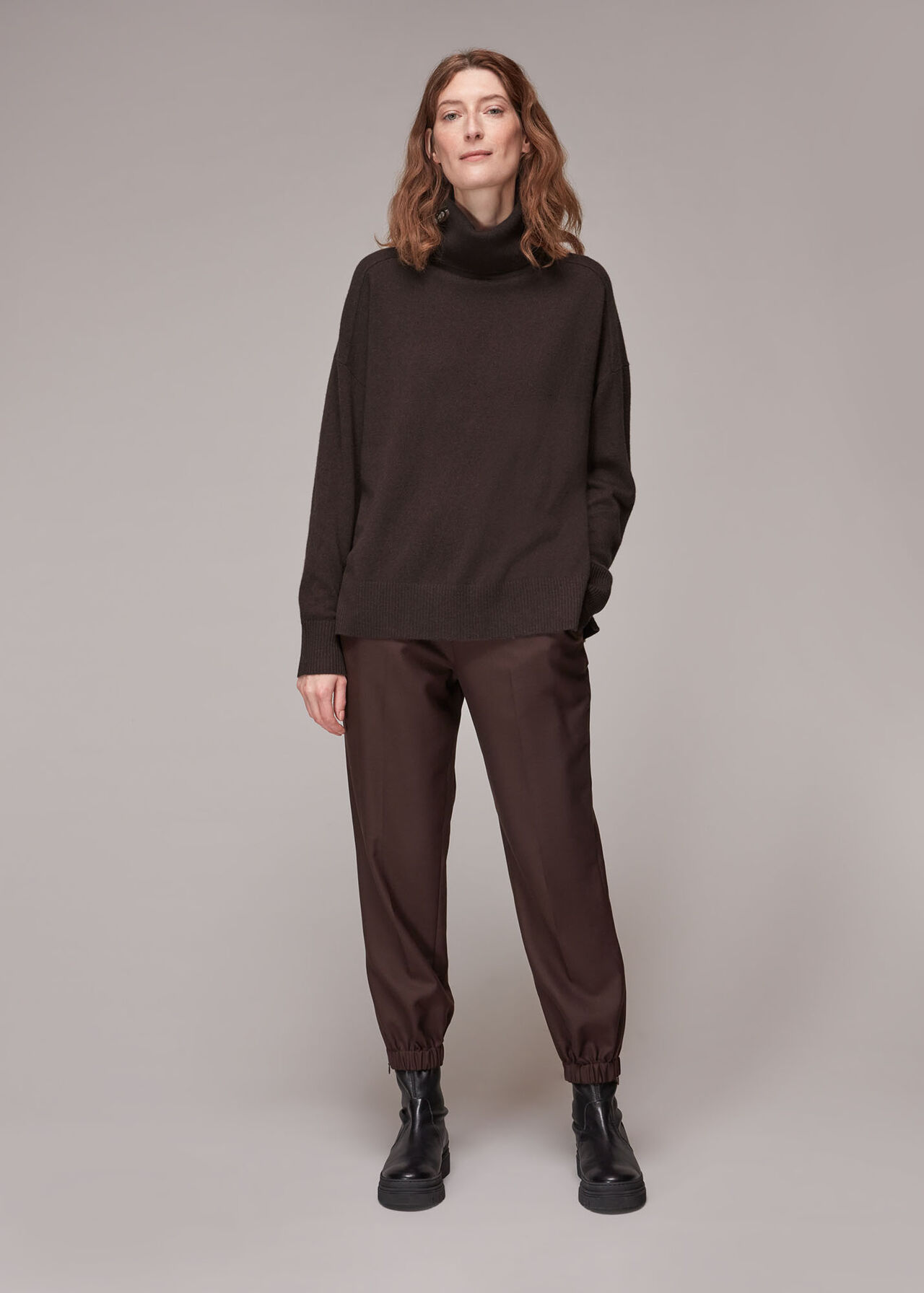 Cashmere Roll Neck Jumper
