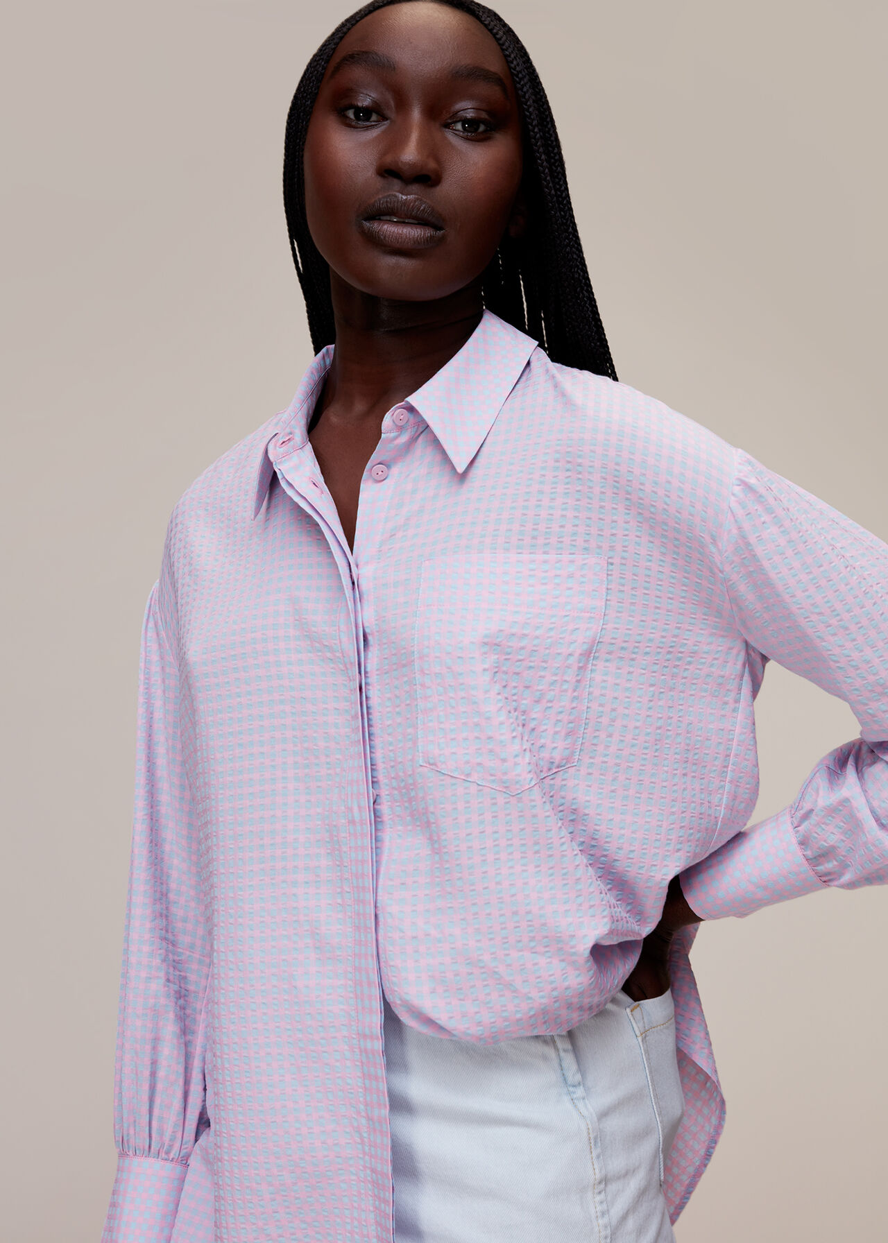 Lily Gingham Shirt