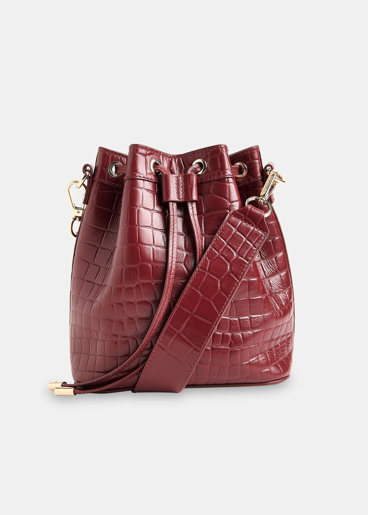 Giulia Croc Bucket Bag