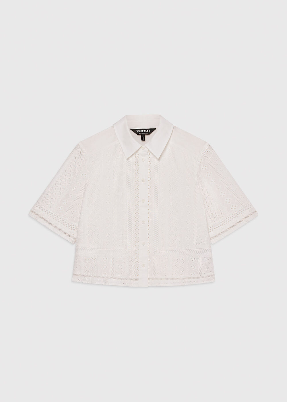 Broderie Cotton Shirt