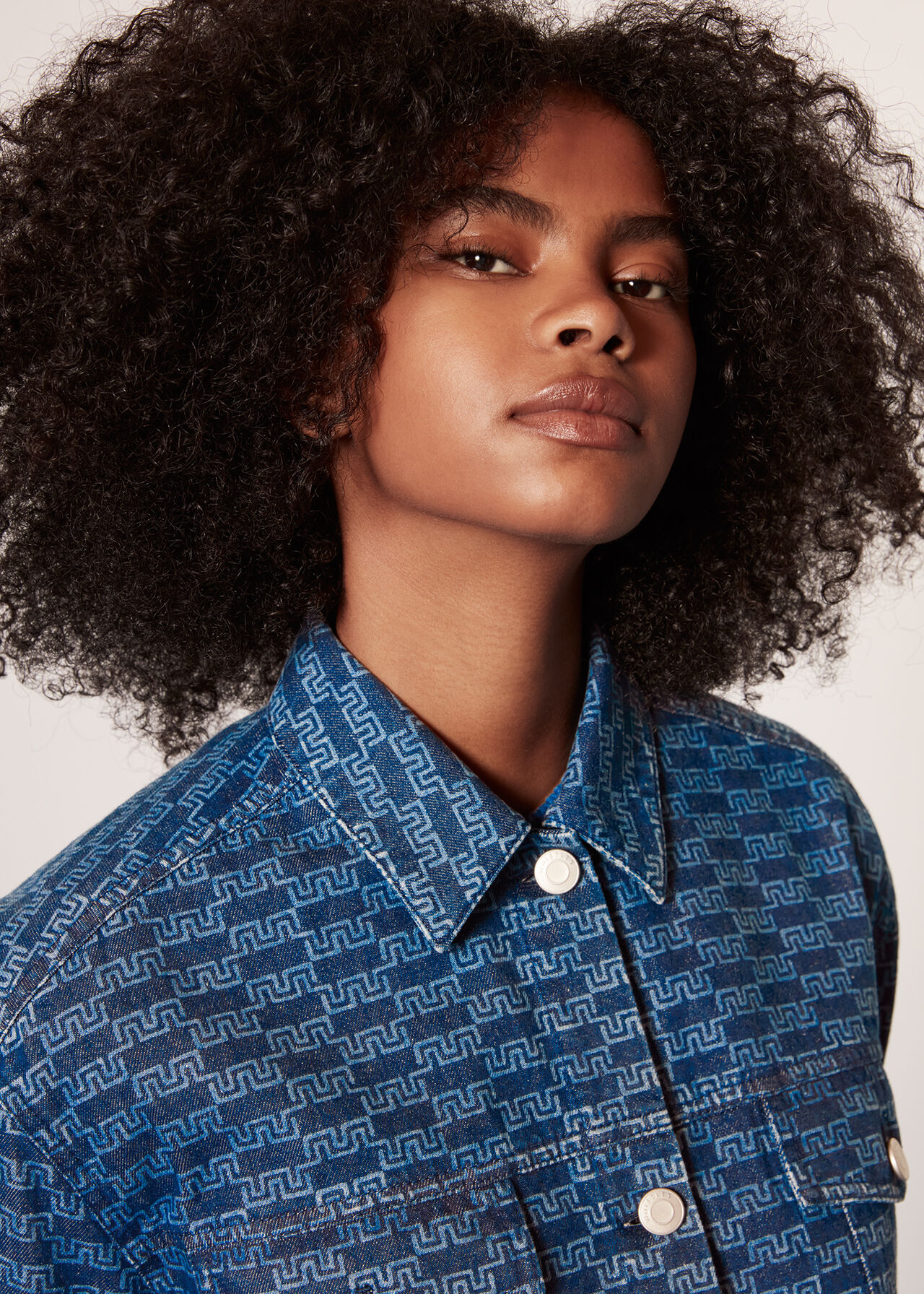 Tangle Check Denim Jacket