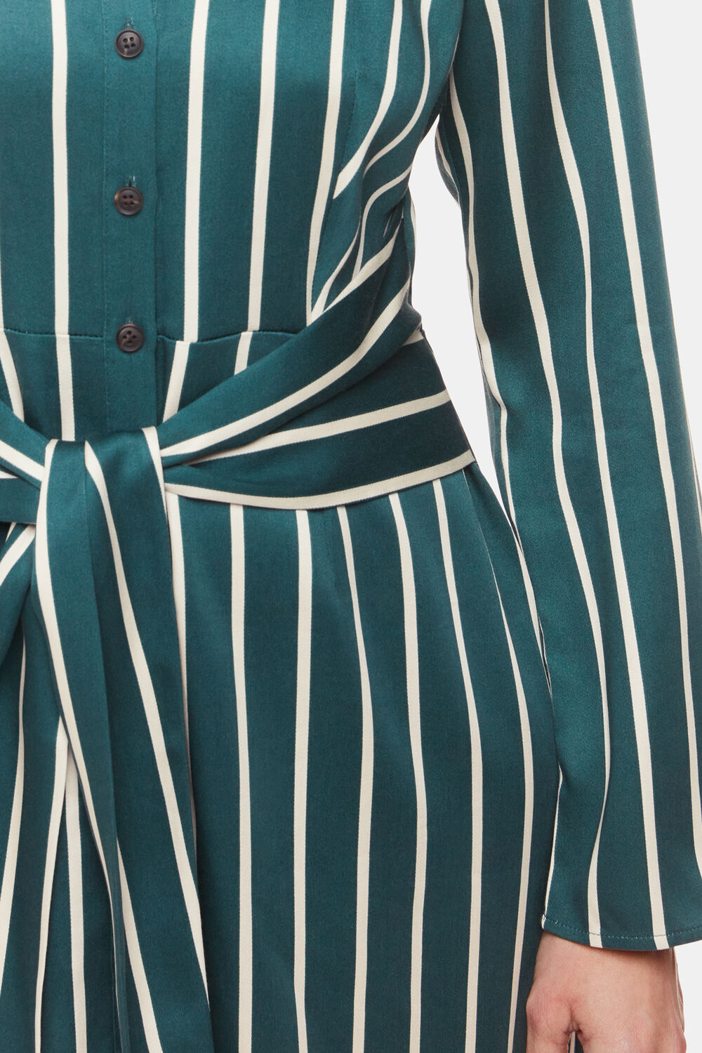 Petite Alex Stripe Shirt Dress