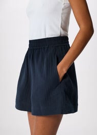 Pull On Cheesecloth Short