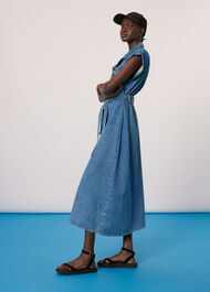 Alisha Denim Midi Dress