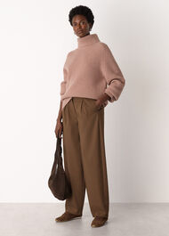 Heavy Gauge Roll Neck Knit