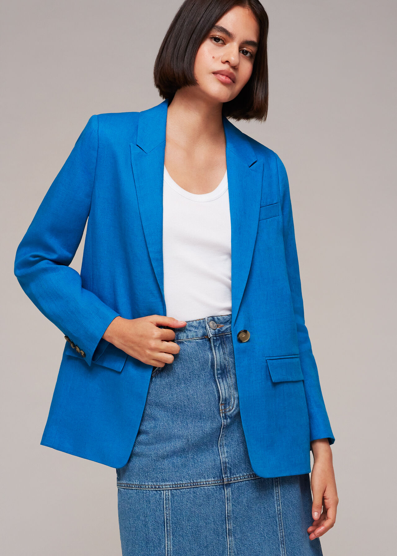 Lucy Linen Blazer