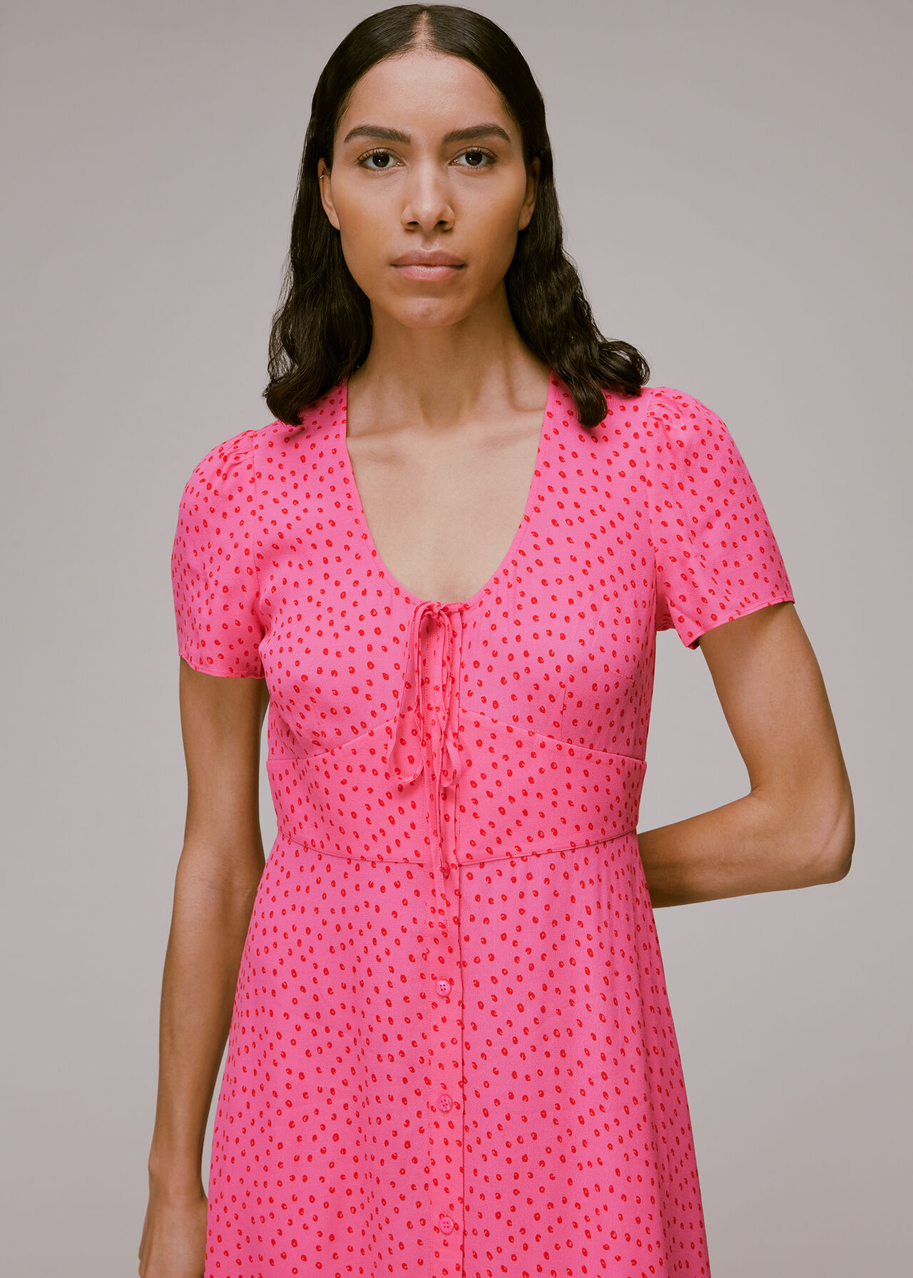 Heidi Spot Print Dress