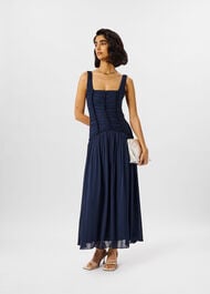 Shirred Bodice Dress
