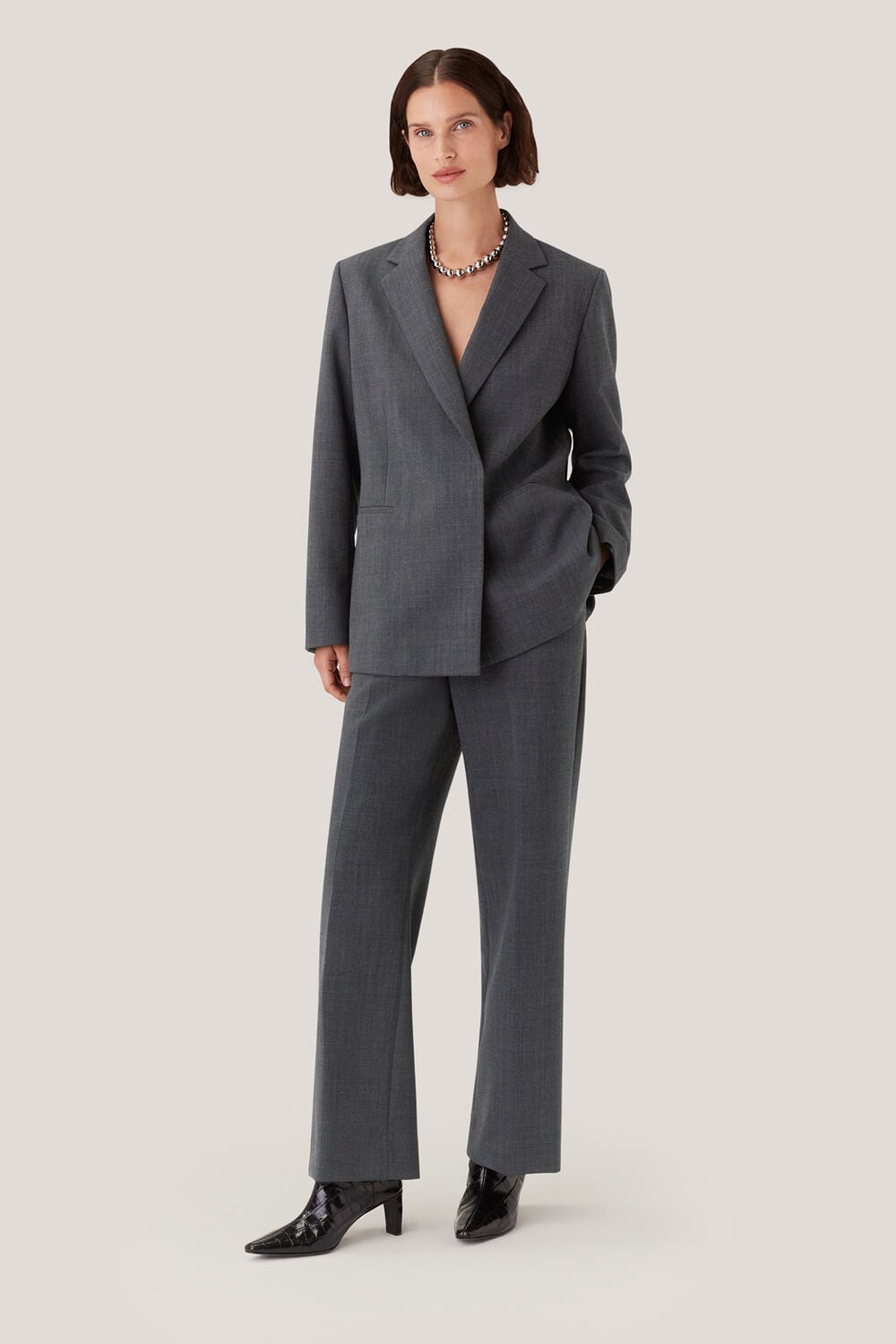 Natalie Wool Blend Trouser
