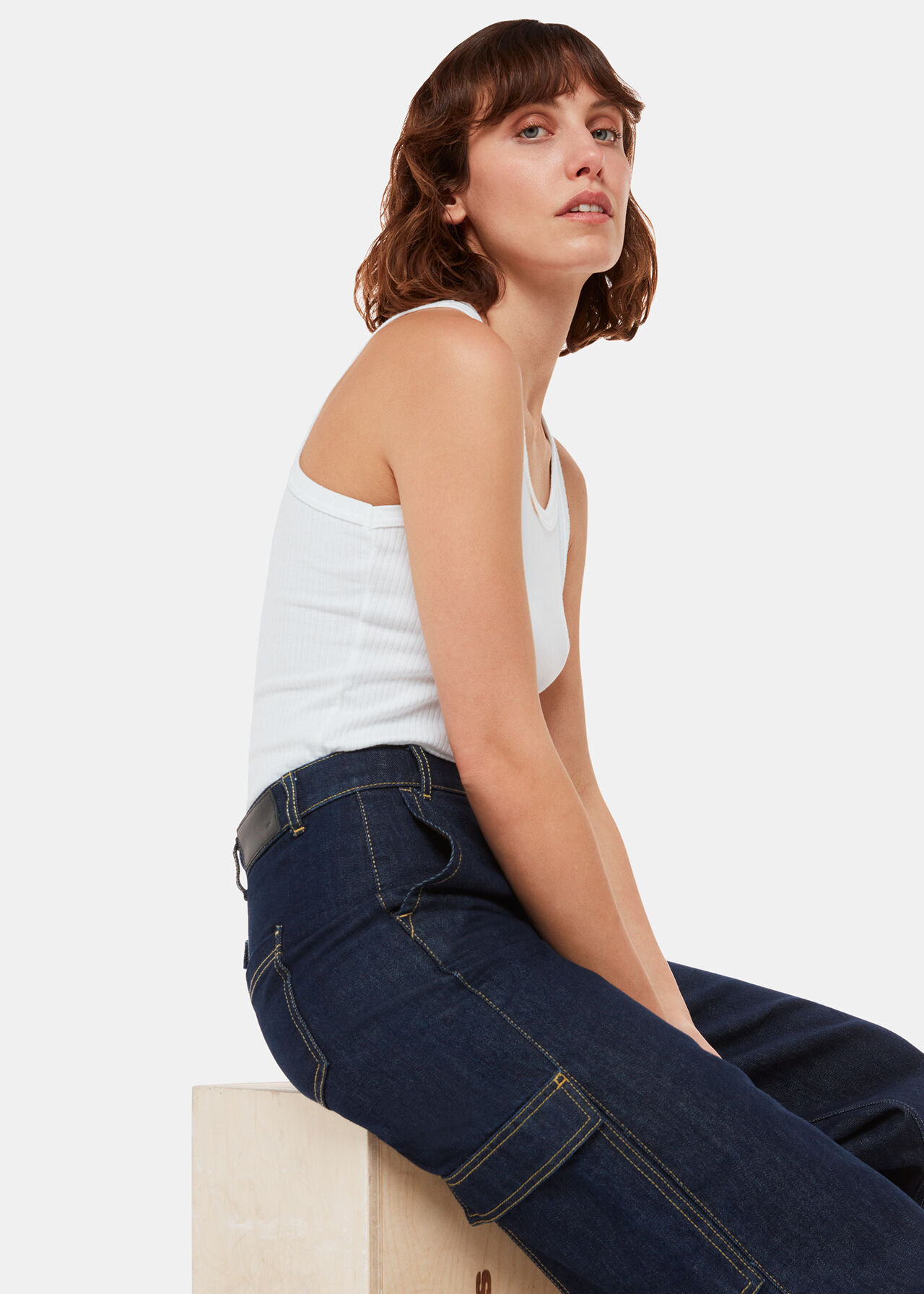 Wide Leg Cargo Jean