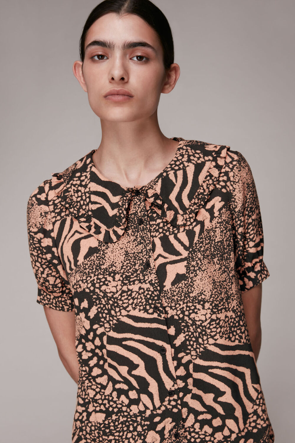 Multicolour Maggie Patchwork Animal Top
