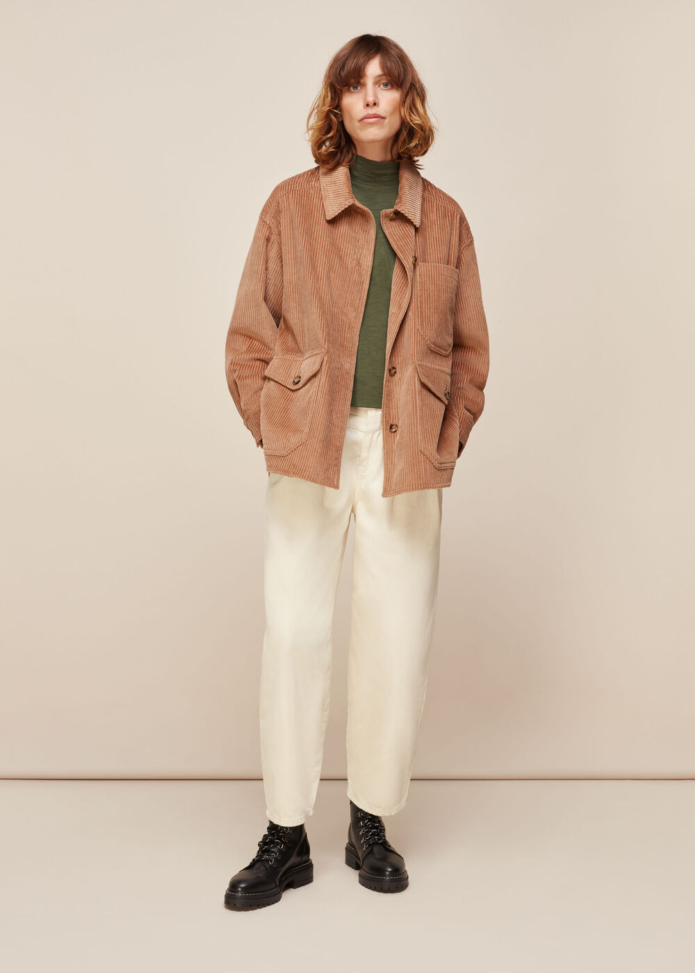 High Neck Relaxed Top