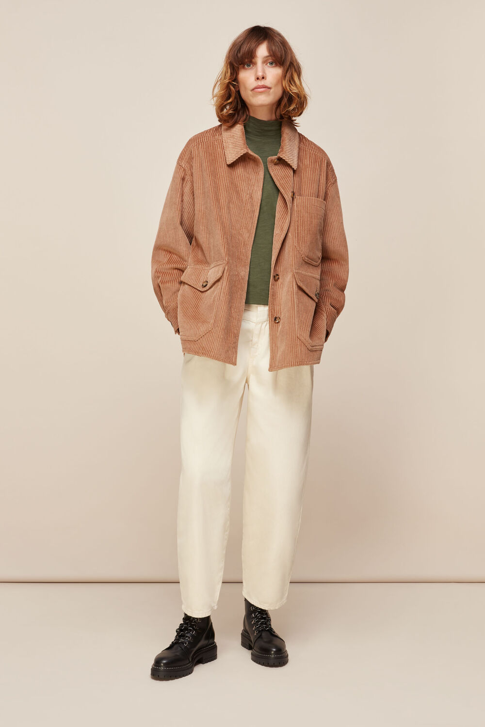High Neck Relaxed Top