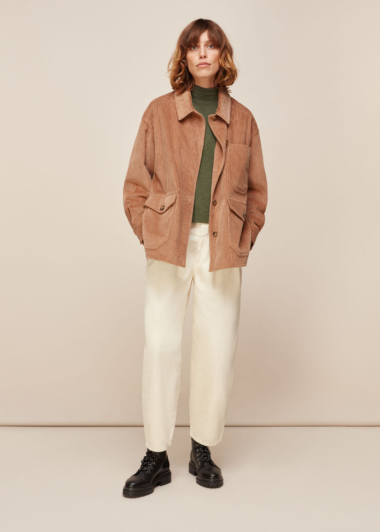 High Neck Relaxed Top