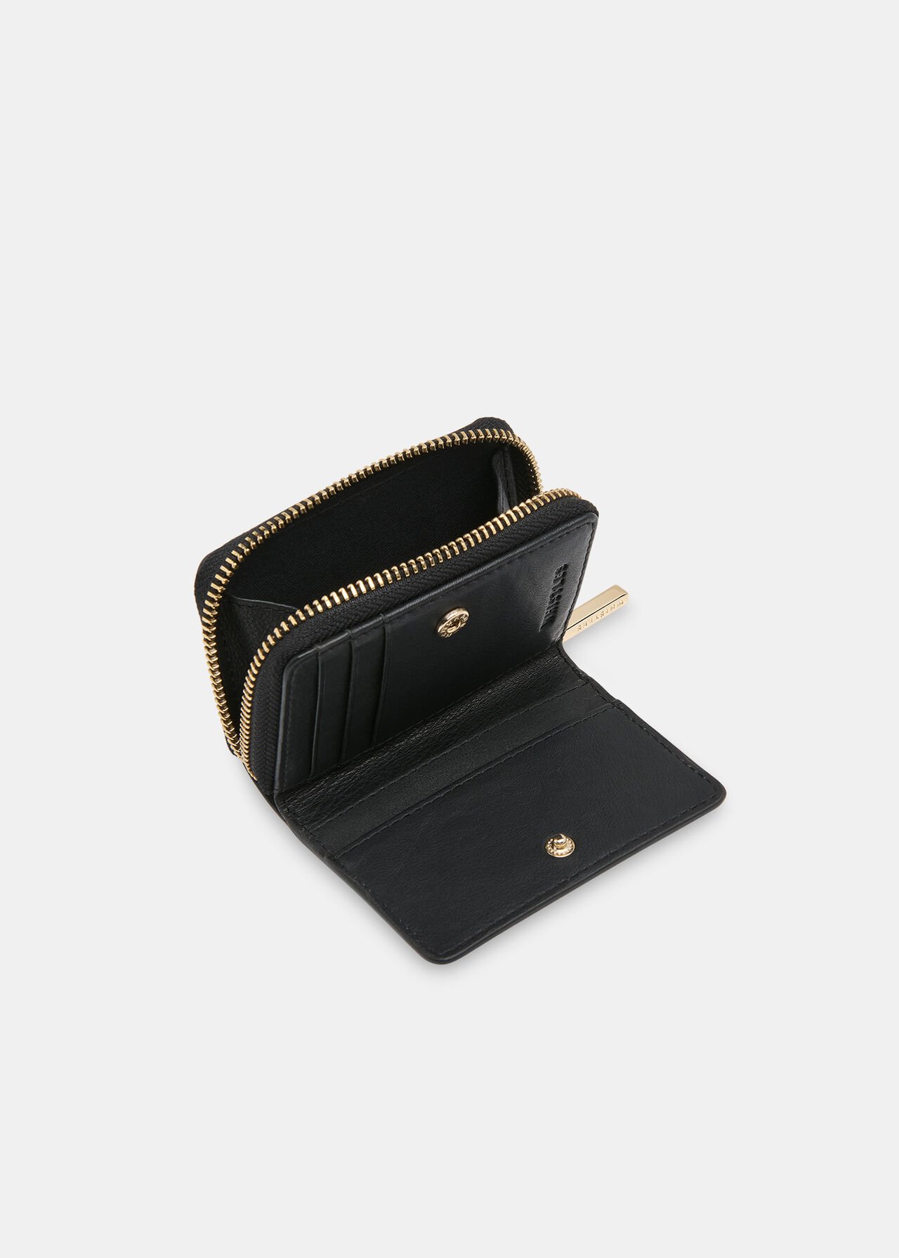 Leopard Koa Compact Purse