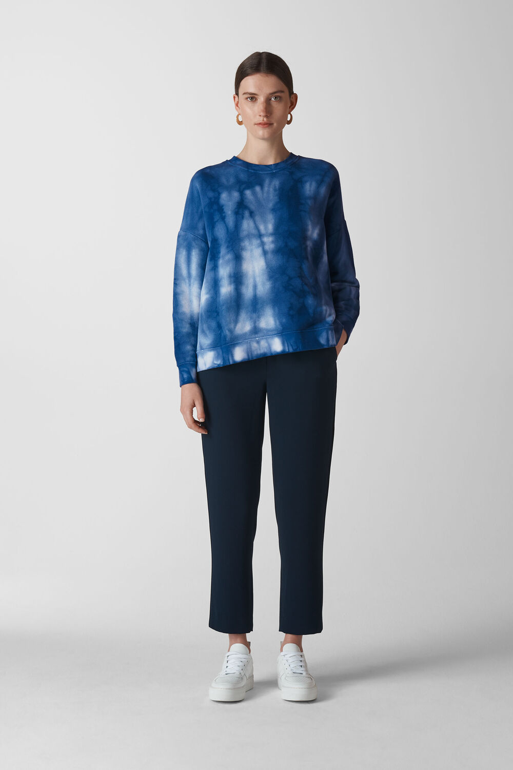 Tie Dye Sweatshirt Blue