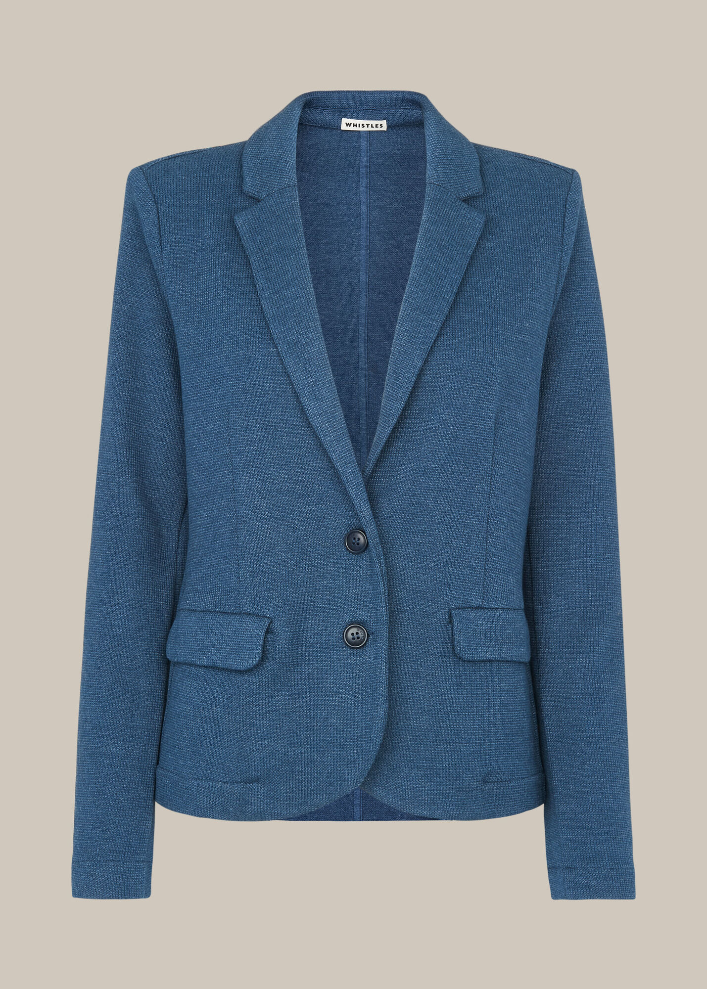 Blue/Multi Jersey Jacket WHISTLES