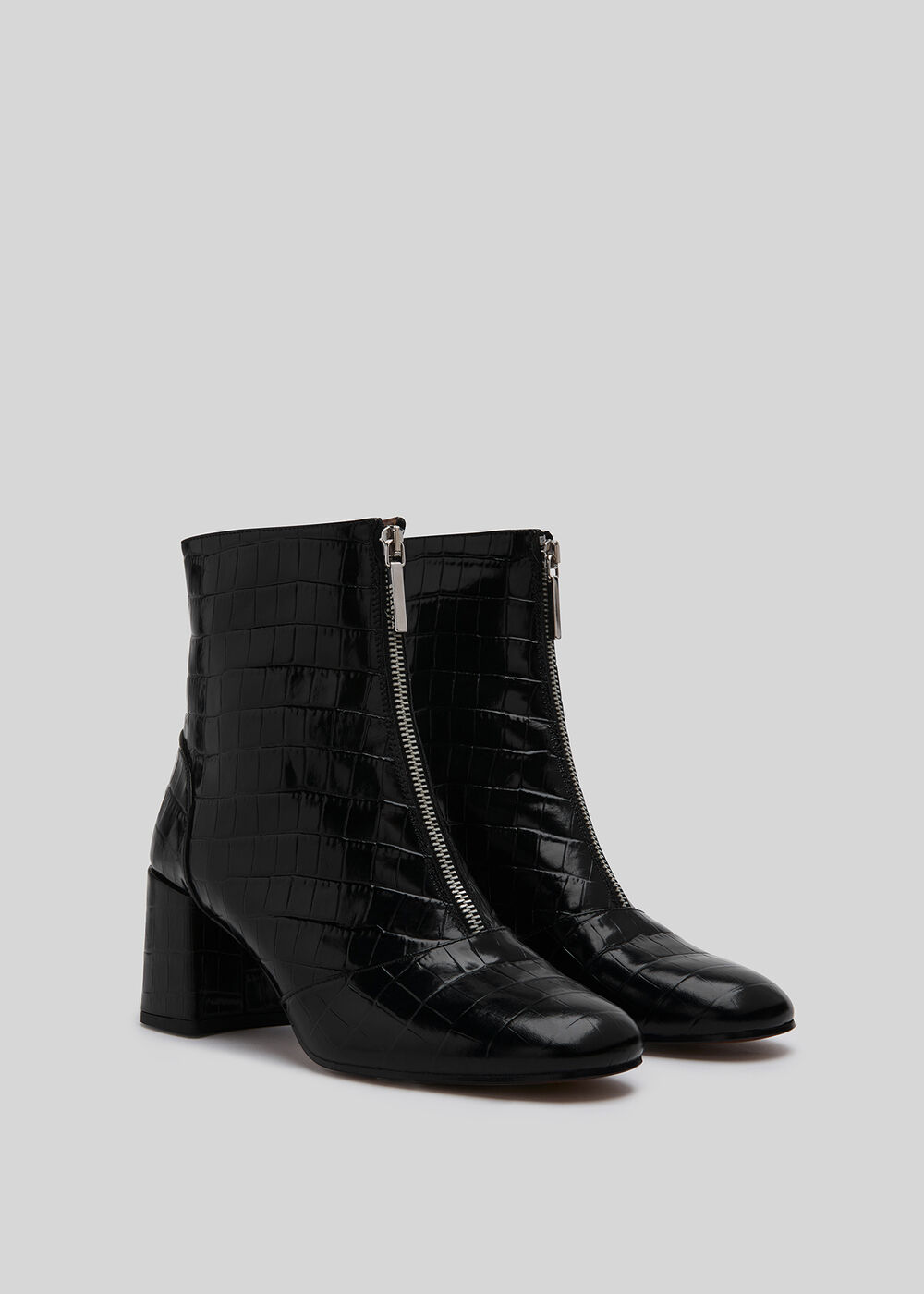 Rowan Croc Zip Front Boot