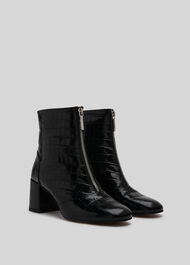 Rowan Croc Zip Front Boot