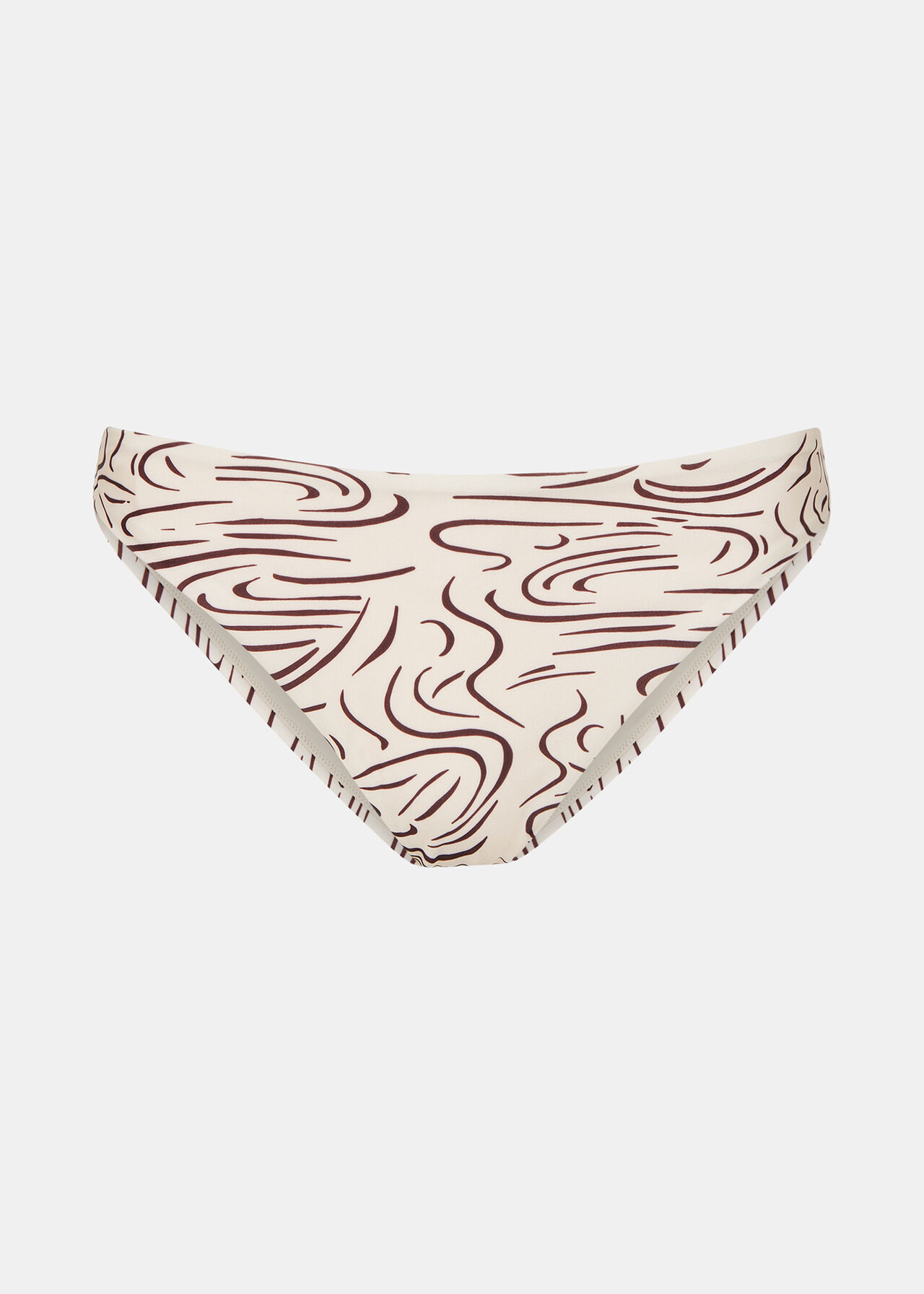 The Longing Wave Print Bikini Brief