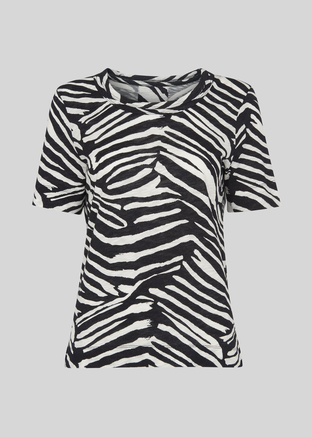 Zebra Print Rosa T-shirt Black/White