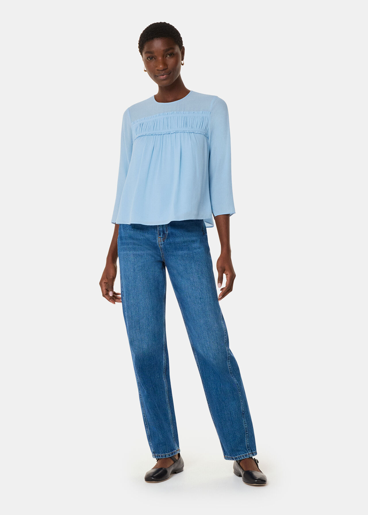Laya Gather Detail Blouse