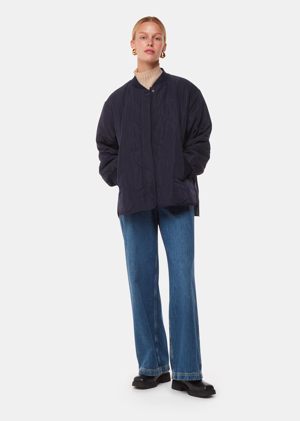 Ida Short Quilted Coat
