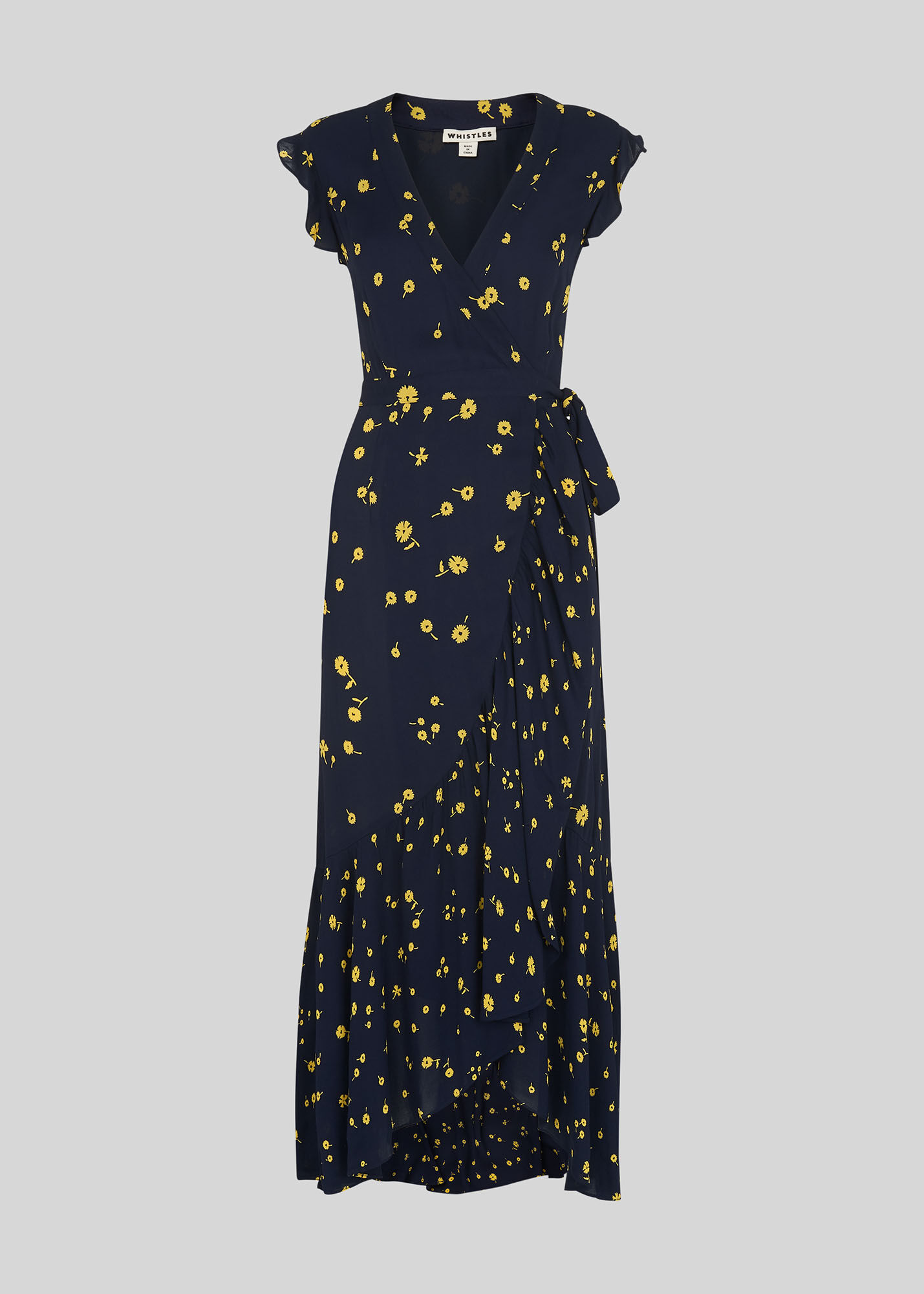 Whistles daisy new arrivals chain wrap dress