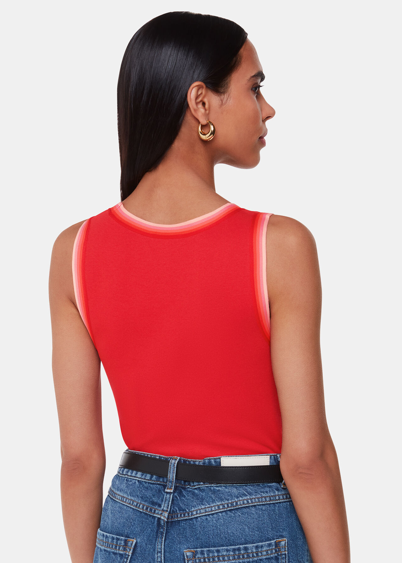 Stripe Detail Vest