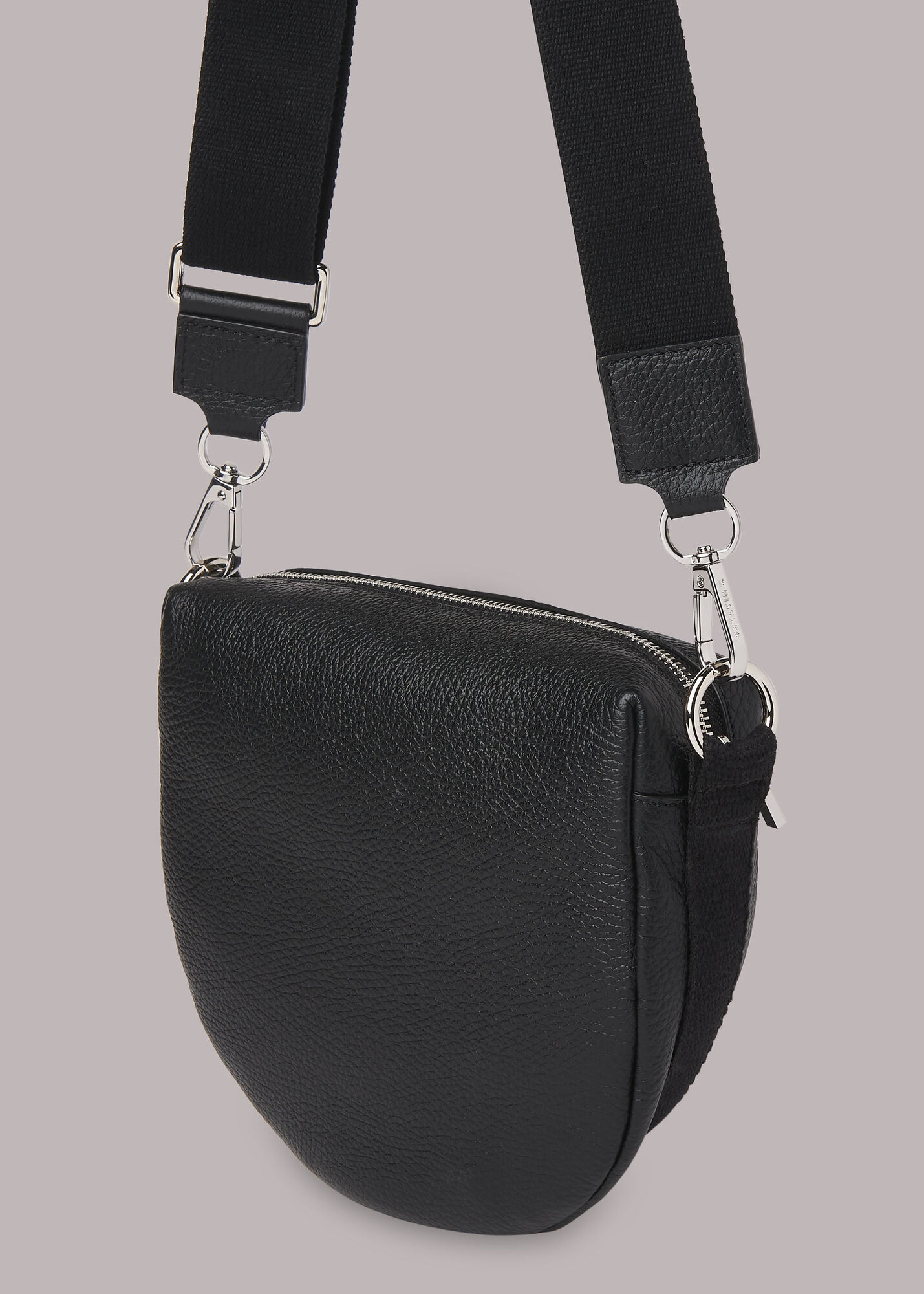 Black Marta Saddle Bag WHISTLES Whistles UK
