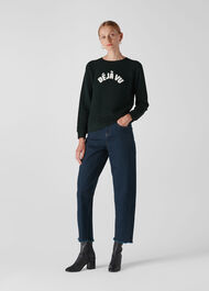 Deja Vu Logo Sweatshirt Dark Green