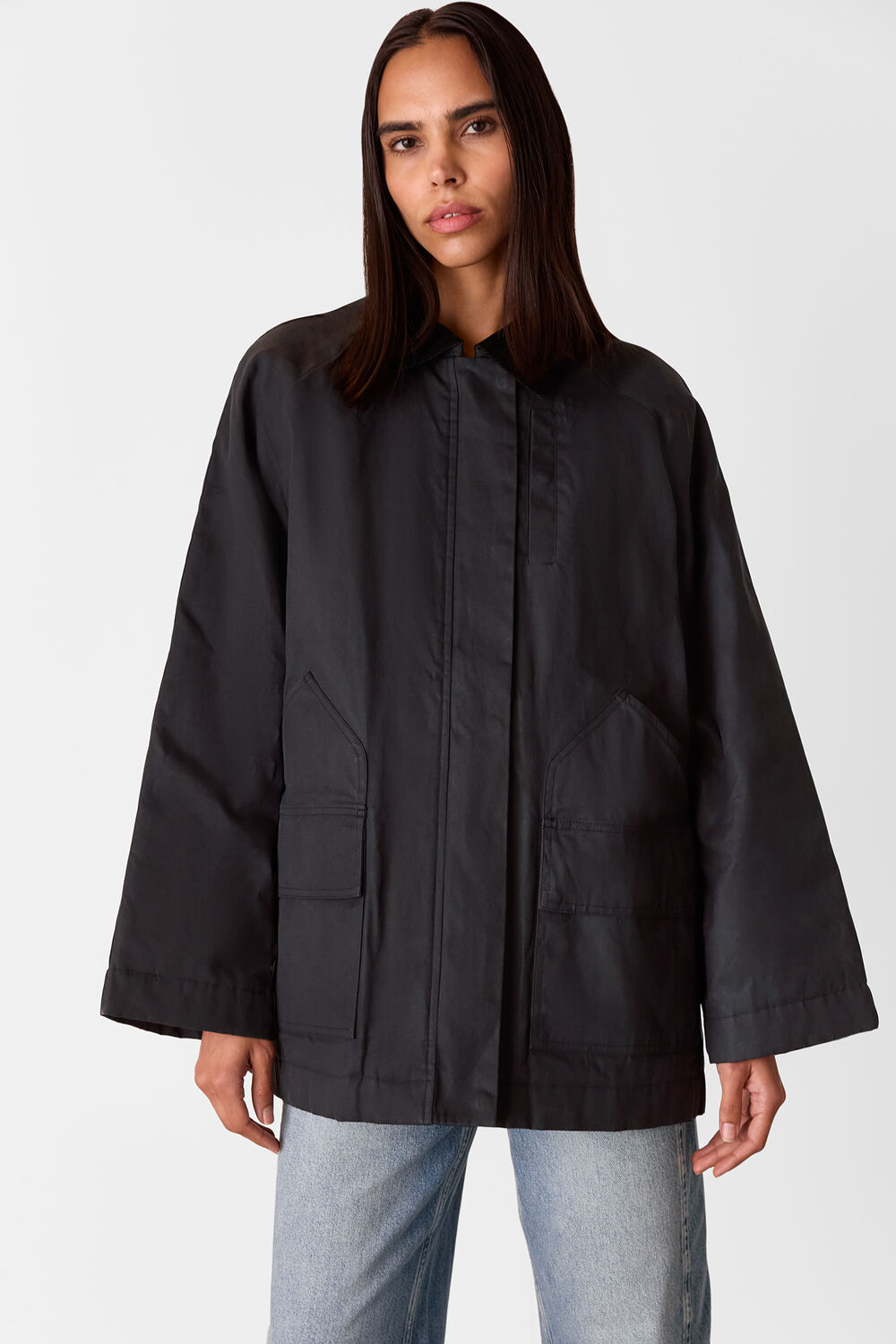 Fern Waxed Barn Jacket