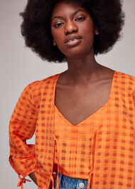 Gina Seersucker Blouse