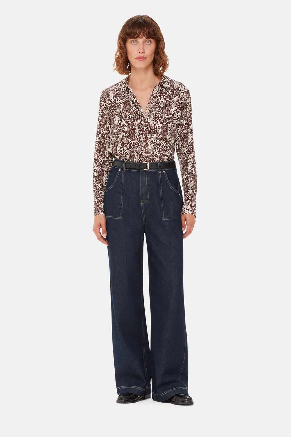 Micro Leopard Print Shirt
