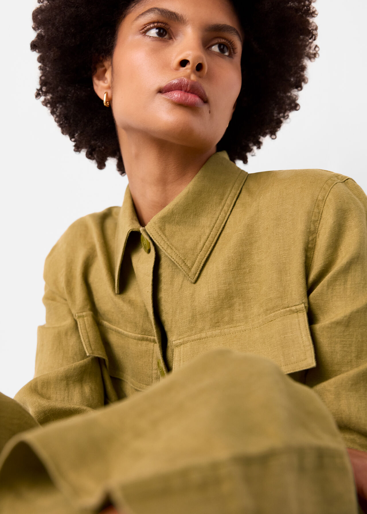 Abby Linen Casual Jacket