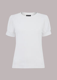 Puff Sleeve Rib Tee