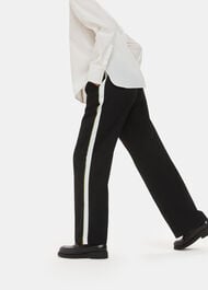 Crepe Side Stripe Trouser