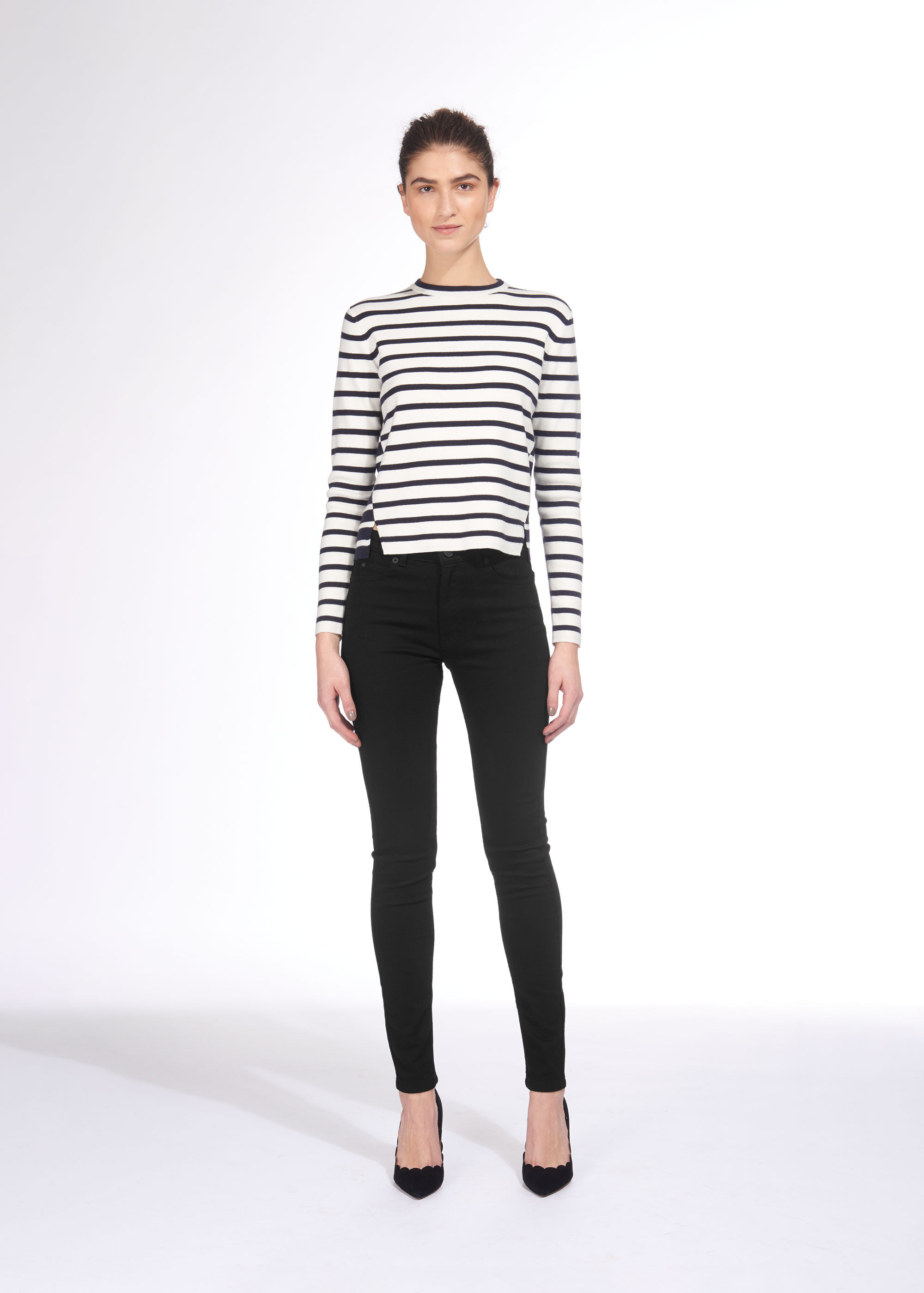 New Fit Black Skinny Jean Black WHISTLES