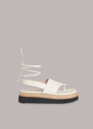 Lia Raffia Platform Sandal