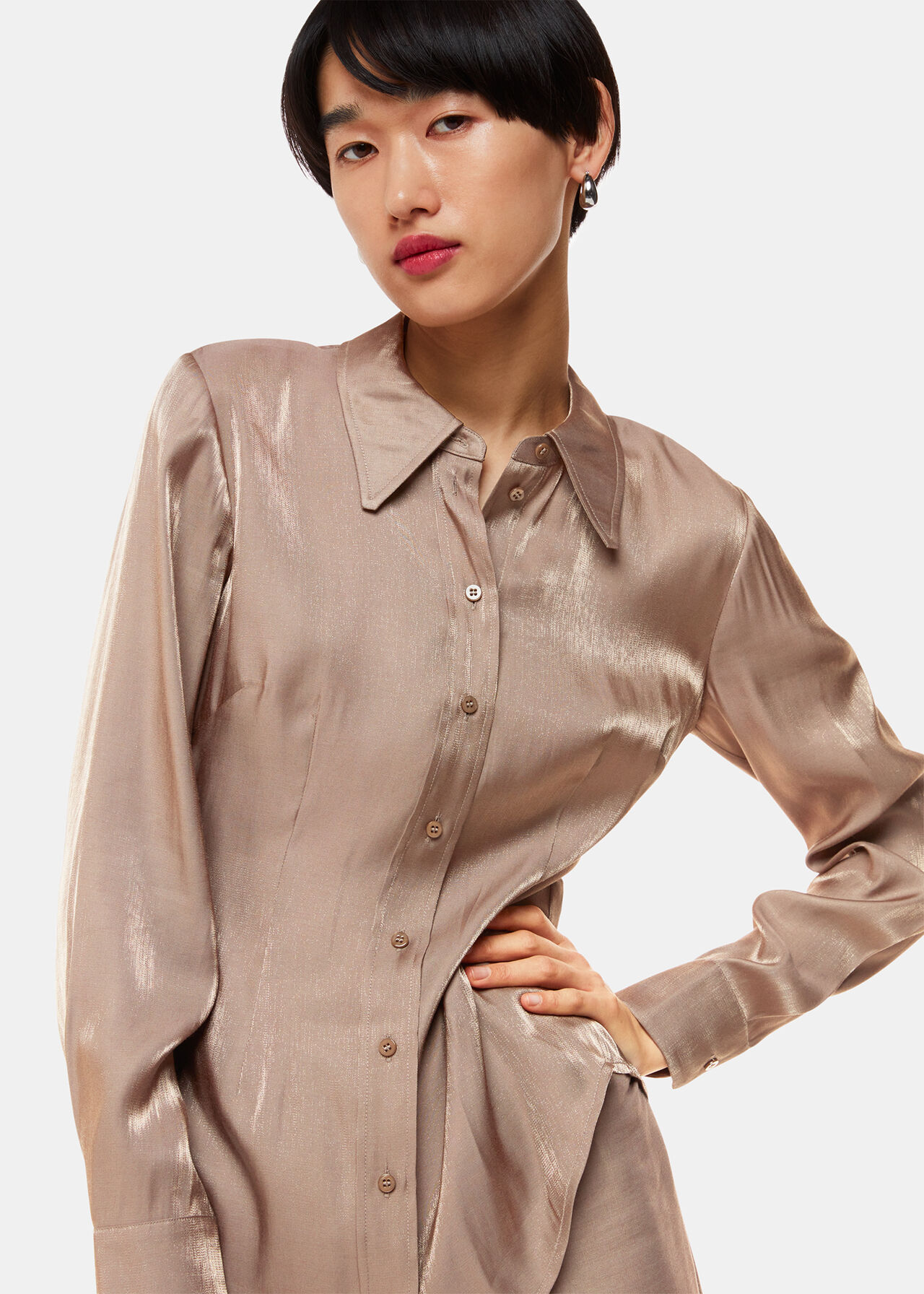 Tara Metallic Shirt